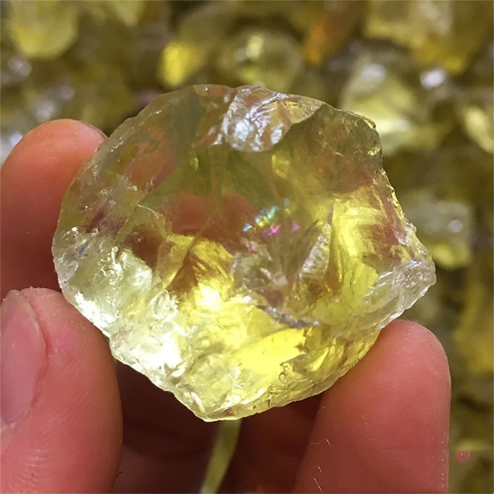 

Natural Crystals Magic Citrine Stone Raw Crystals and Stones Healing Rock Minerales Crystal Home Decorations Room Decor Gift