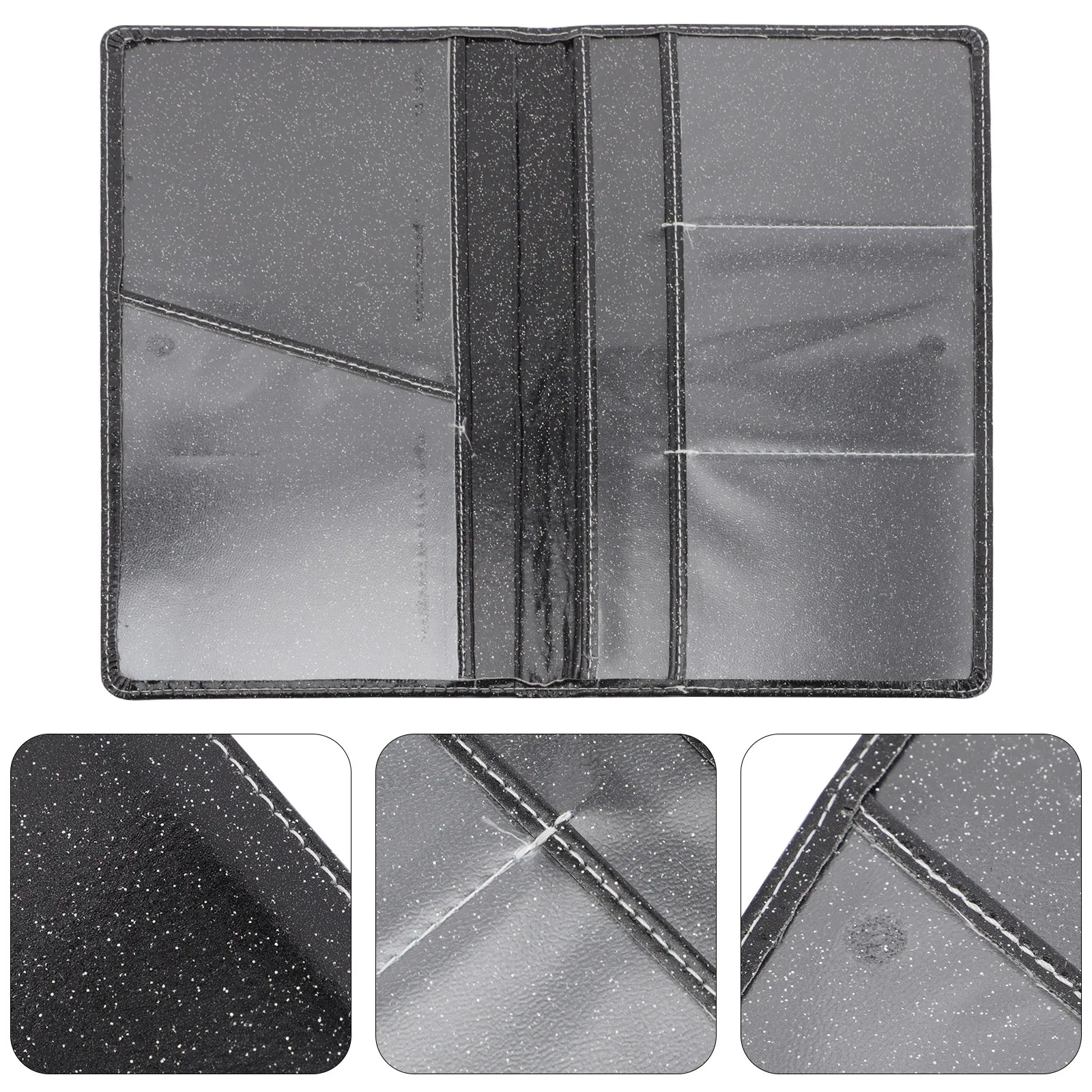 

Car Insurance Registration Holder PU Document Wallet Compact Light Weight for Vehicle Papers Cards Easy Storage Stylish