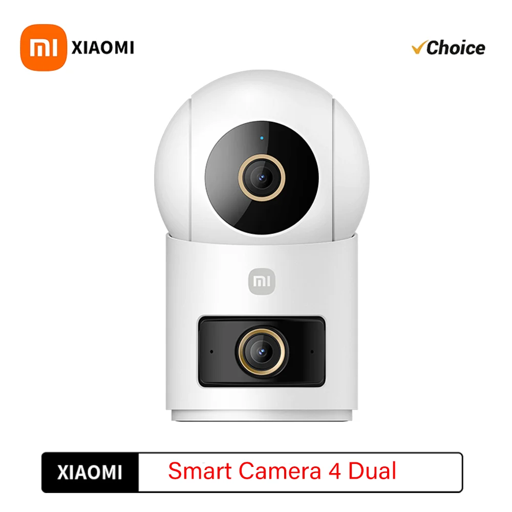 

NEW Xiaomi Smart Camera Smart Camera 4 Dual Lens PTZ 360° AI Detection 5 Million pixels WiFi 6 Home Security Mi Home APP CN