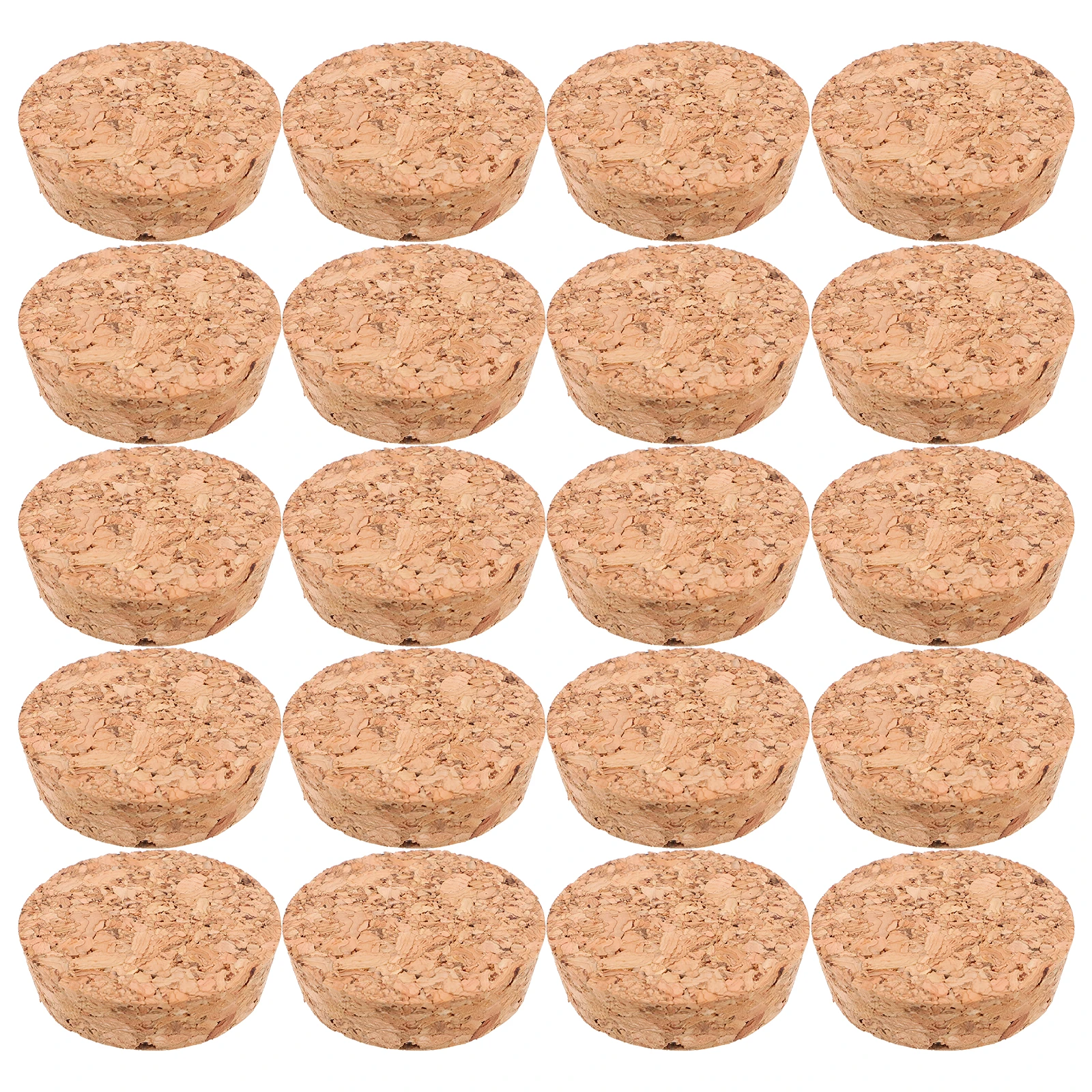 

20 Pcs Glass Stopper Corks Wood Stoppers Plugs Decor Bulk Set Bottle Corks Glass Bottle Cork Stoppers