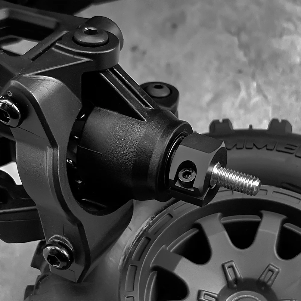 AXSPEED سبائك الألومنيوم عجلة عرافة محولات ل Traxxas 1/16 Mini Maxx 2S RC قطع غيار السيارات