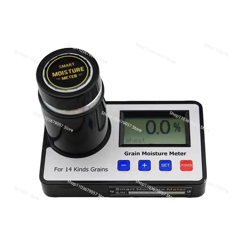 GM006 Grain Moisture Meter for 14 Grains Smart Moisture Tester Digital Display Coffee Cocoa Bean Wheat Corn Moisture Analyzer