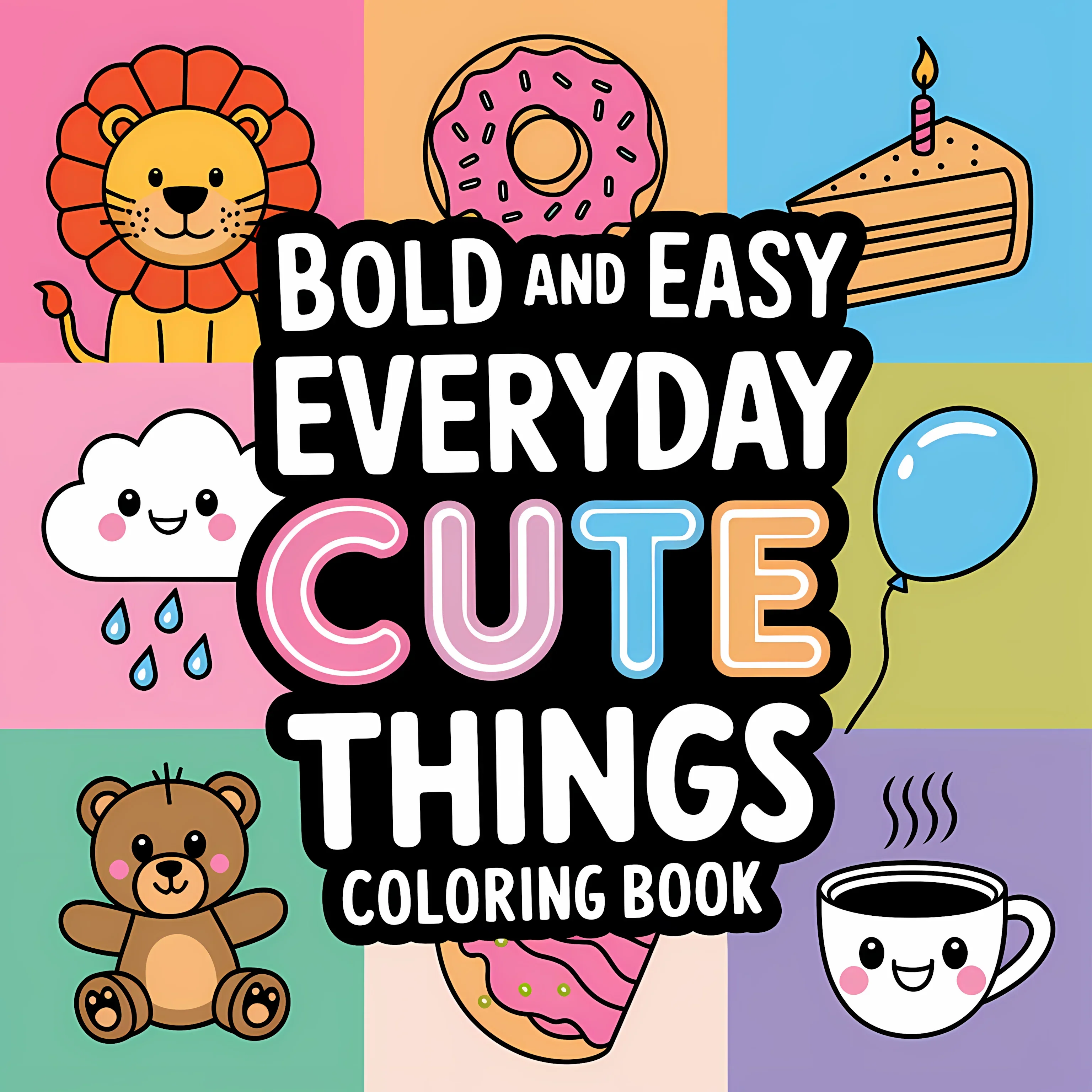 

Книга-раскраска для взрослых «Милые повседневные мотивы», подарок на день рождения, школьные принадлежности, книга для рисования для взрослых