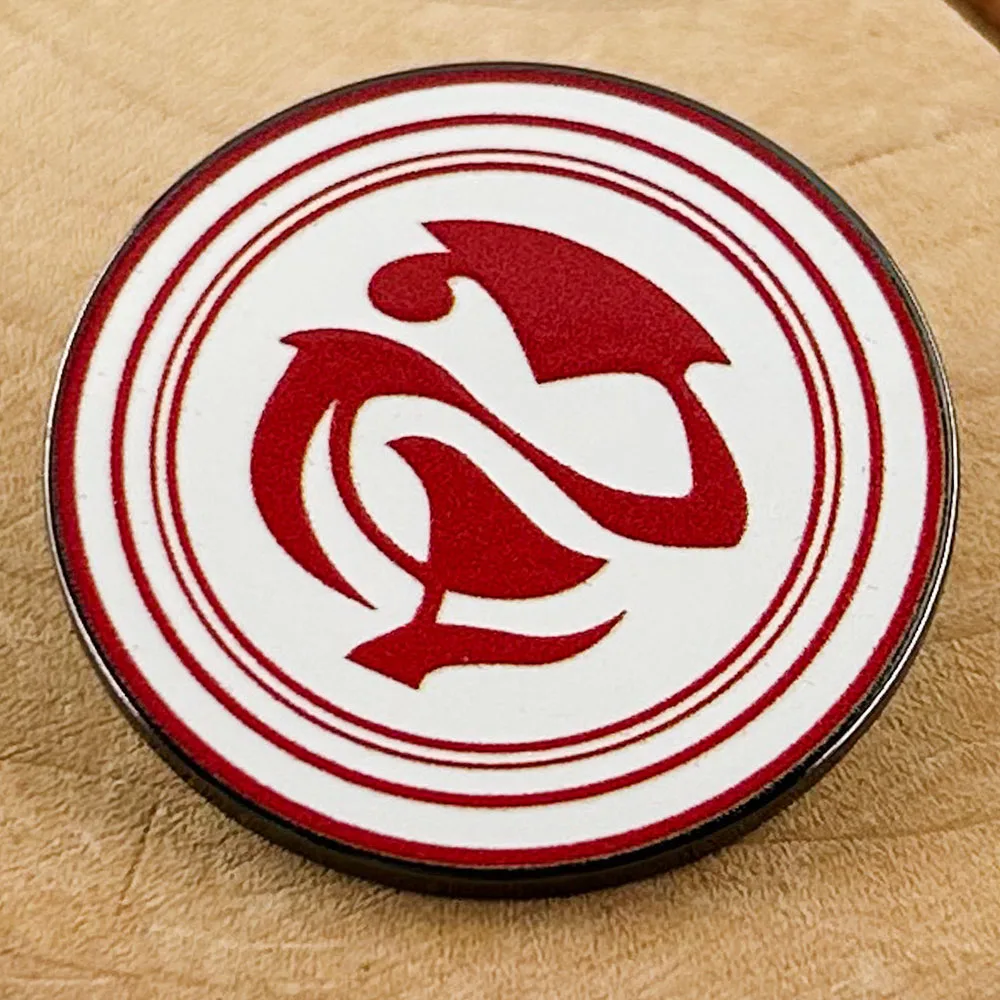 Rias Gremory insignia escuela secundaria DxD Gremory House broche periférico de animé esmalte Pin Fans regalo recuerdos