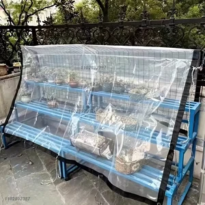 فيلم مأوى بلاستيكي شفاف للبستنة ، قماش قماش قماش مقاوم للماء في الهواء الطلق ، عصارة الشرفة ، خيمة العزل ، مظلات الشرفة أفضل 8 مظلة شرفة شفافة مبيعا - No5