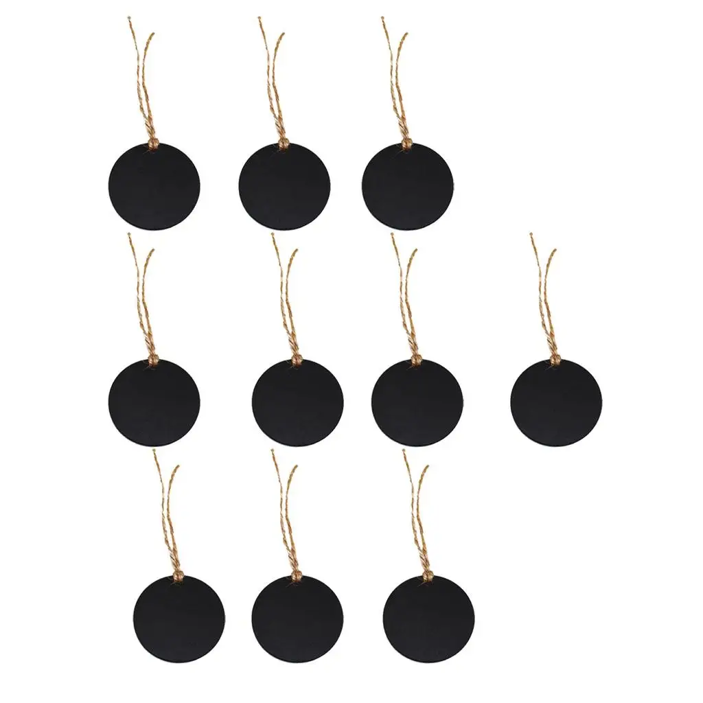 Mini pequena placa de giz suspensa, Blackboard Memo, Home Party Sign, 2-3Pack, 10pcs