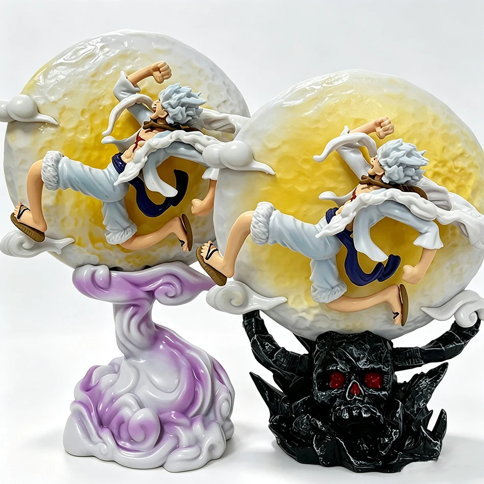 One Piece Anime Handgefertigtes Modell „Flying Moon Nika Road“ – Handgemachtes PVC-Modell, Anime-Zubehör, Spielzeug, Geschenk