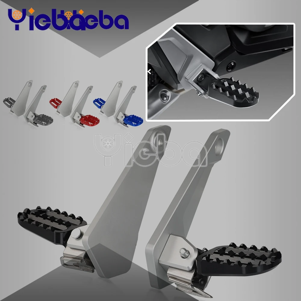 

For Honda X-ADV 750 XADV 750 XADV750 Xadv 2021-2025 2024 Motorcycle Accessories Footrest Footpegs Passenger Foot Pedal Foldable