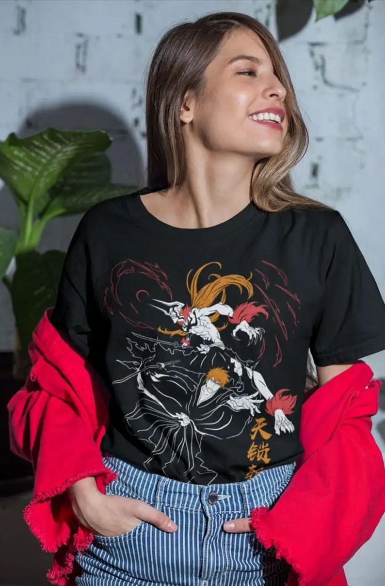 Anime retro T-shirt, 100% cotton, all sizes for men and women Comic lovers