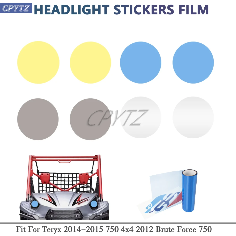 

Headlight Stickers Headlight Vinyl Film Decal Fit For Teryx CAMO 2014-2015 Brute Force 750 Teryx4 750 4x4 EPS LE 12-13