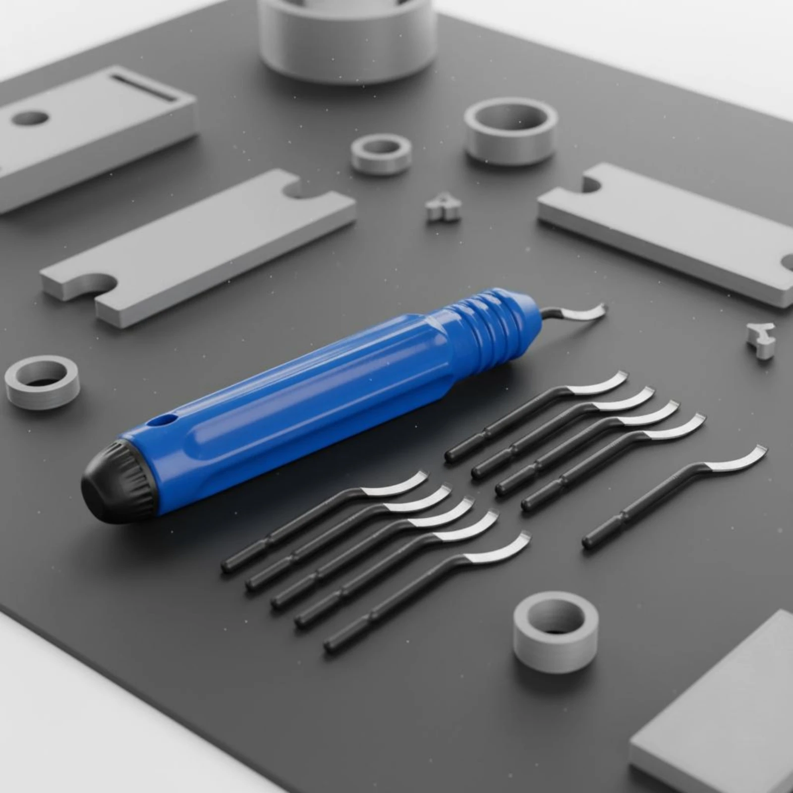 3D Printing Deburring Tool Trimming Rotatable Blade Deburring Tool
