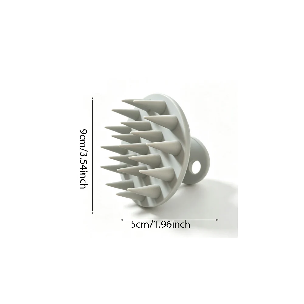 Silicone Head Scalp Massage Brush Silicone Body Brush Hair Washing Comb Bath Shower Brush Salon Hairdressing Tool