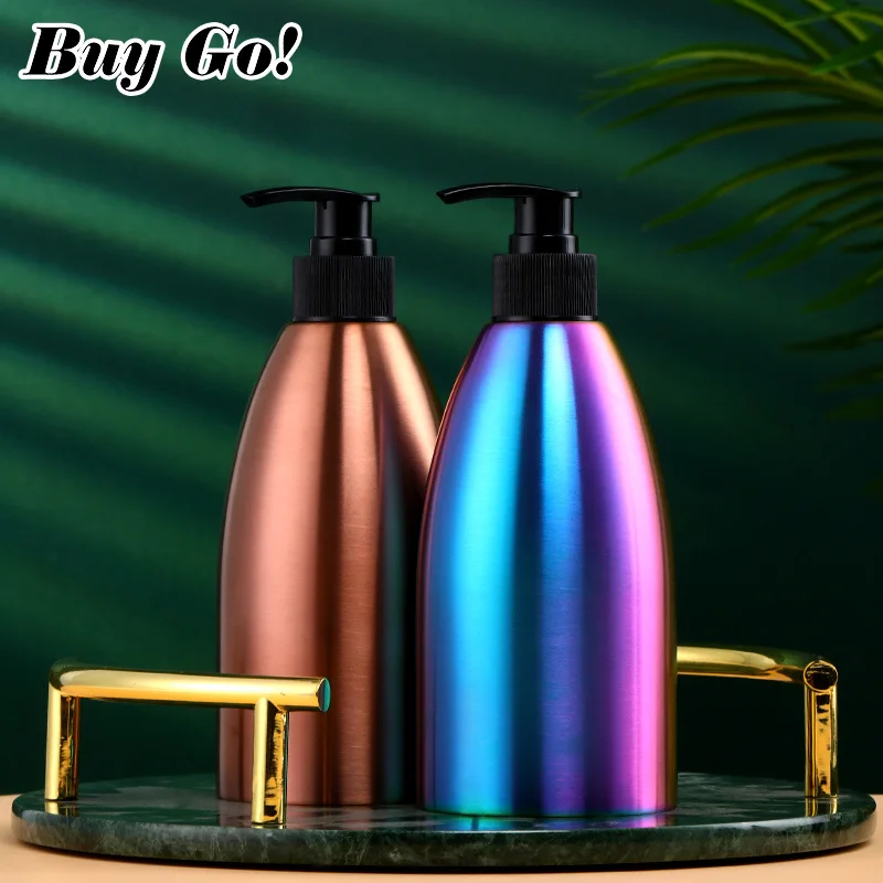 500ml Stainless Steel Oil Spray Lotion Soap Bottle Practical Vinegar Olive Oil Sprayer Soy Sauce Seasoning Bottle BBQ Dispenser