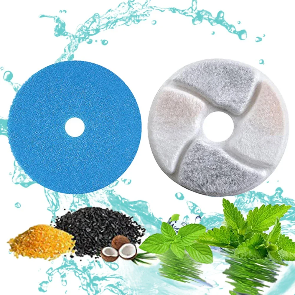 Cat Water Fountain Filter Replacement Filter Activated Carbon Replaced Filters For Pet Drinking Fountain Water Dispenser Tool