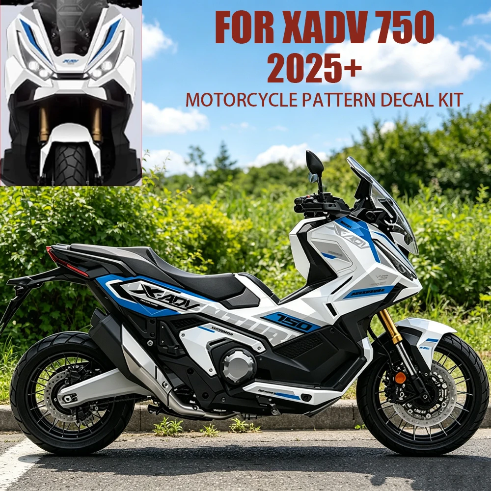 For Xadv750 2025 Anti Scratch Motorcycle Pattern Decal Kit  For Xadv 750 Full Car Flower Version Waterproof Decoration Stickers
