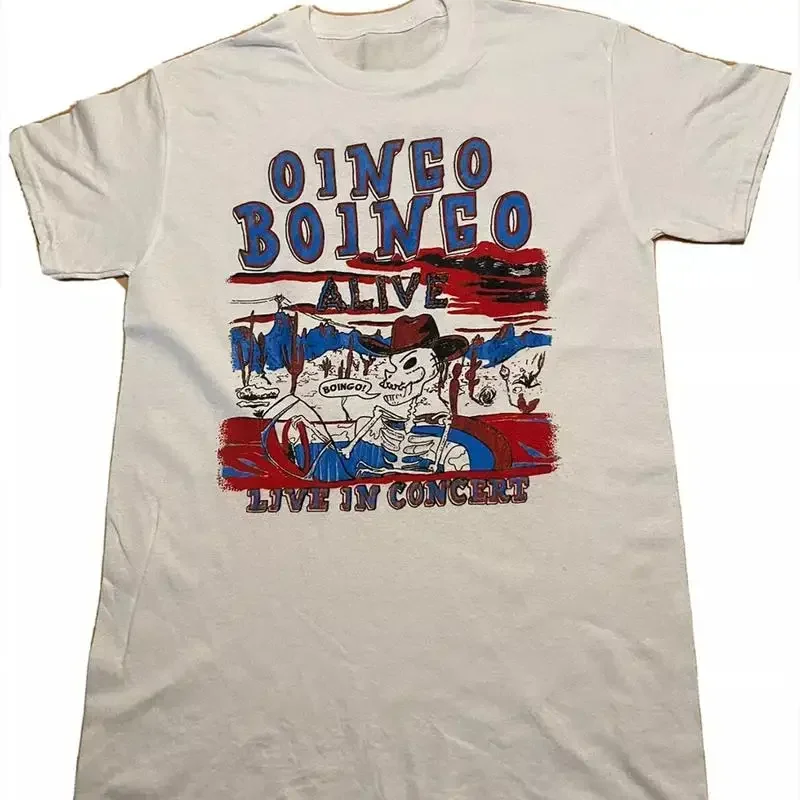 Oingo Boingo Alive T-shirt Live In Concert S 5XL MR456