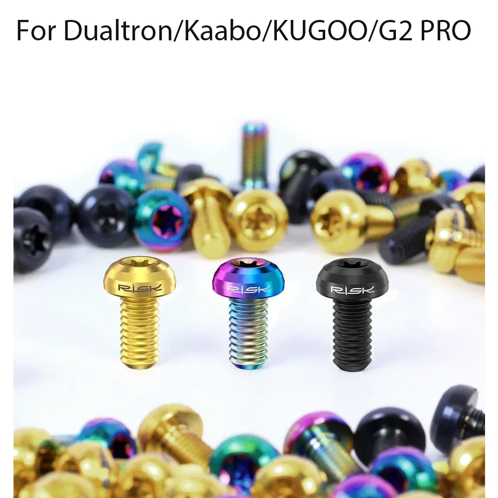 

Крепежные болты для тормозного диска электросамоката M5X10, 12 шт., для Dualtron, Kaabo, KUGOO G2 PRO, аксессуары