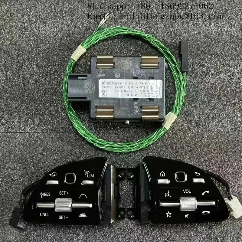 

For Mercedes-Benz 2019-2022 A/B/GLA/CLA/GLB/X177 X118 X247 Distronic Steering ACC Driving Assist System Sports Leather Steering