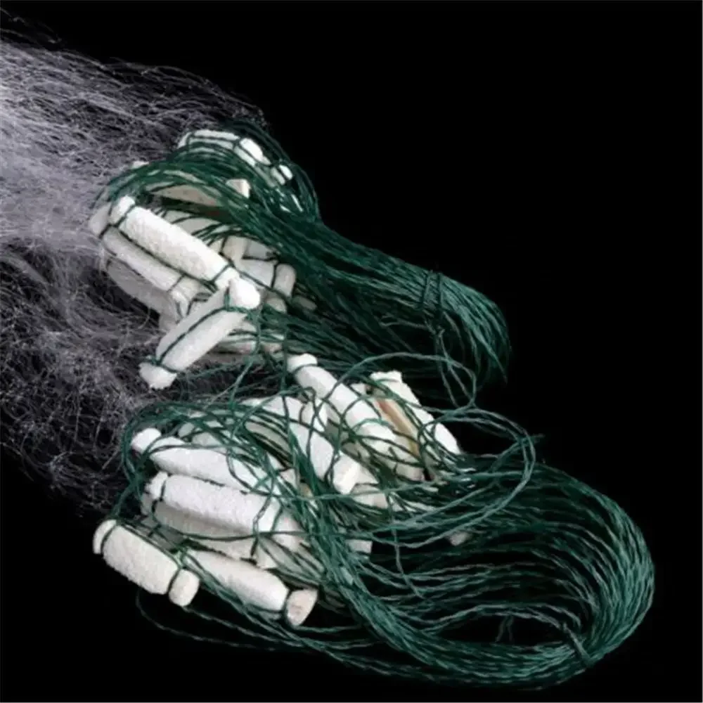 8M*.8M Durable Single Layer Netting Tackle Monofilament Outdoor Floating Net Fishing Net Mesh Trap Fish Mesh
