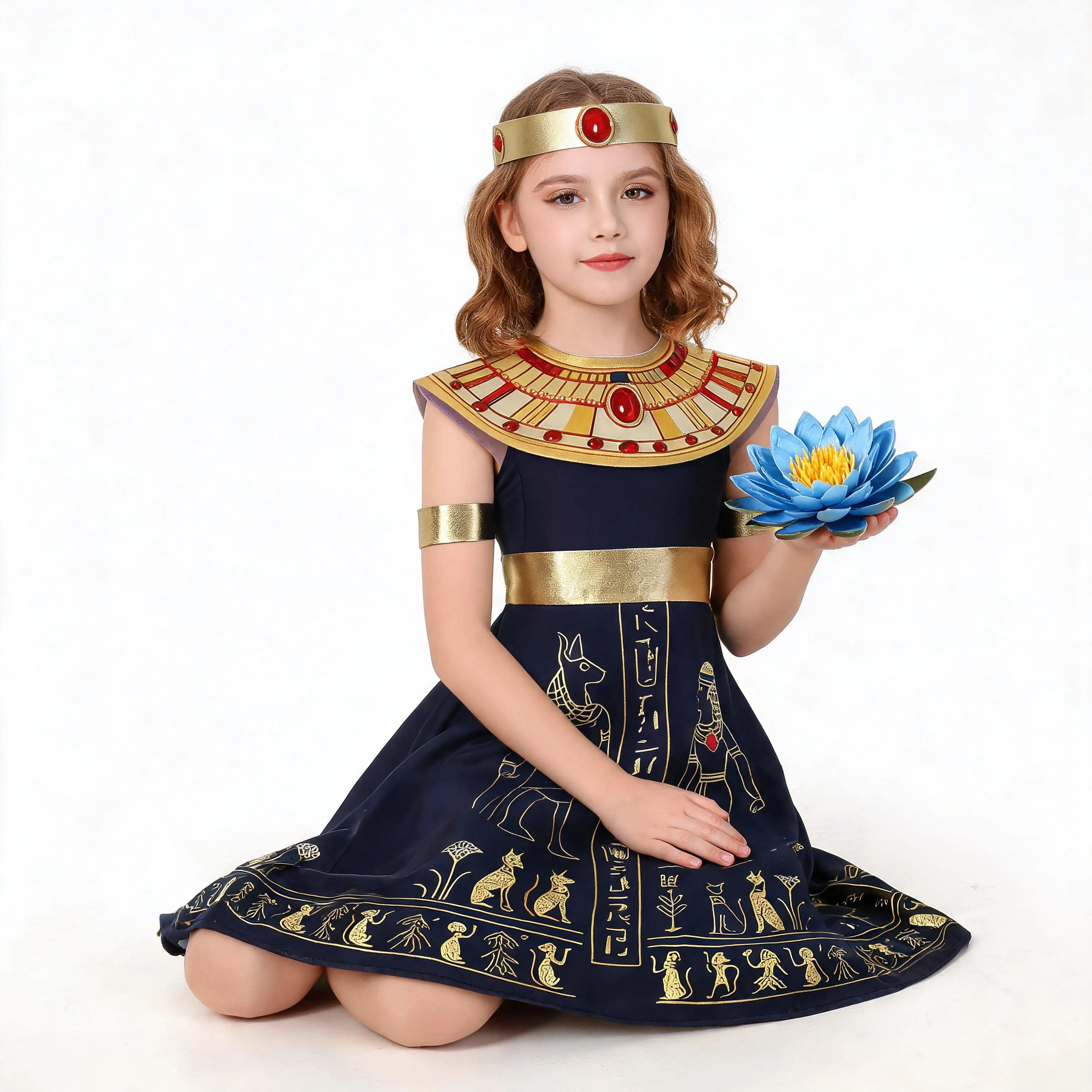 Egyptian Cleopatra Costume Kid - Egypt Cosplay Anime recension och pris