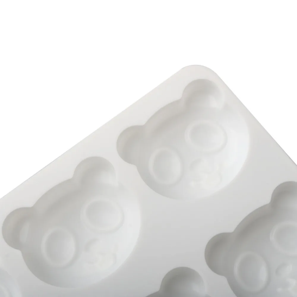 Multicavity Animal Bear Chocolate Silicone Mold Cartoon Panda Mousse Cake Biscuit Candy Ice Soap Candle Making Baking Tool Gift - Image 3