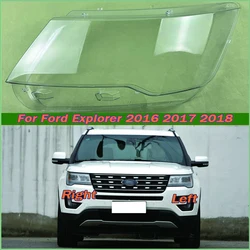 Dla Ford Explorer 2016 2017 2018 osłona reflektora przezroczysty klosz do lampy reflektor obiektyw pleksi część zamienna części