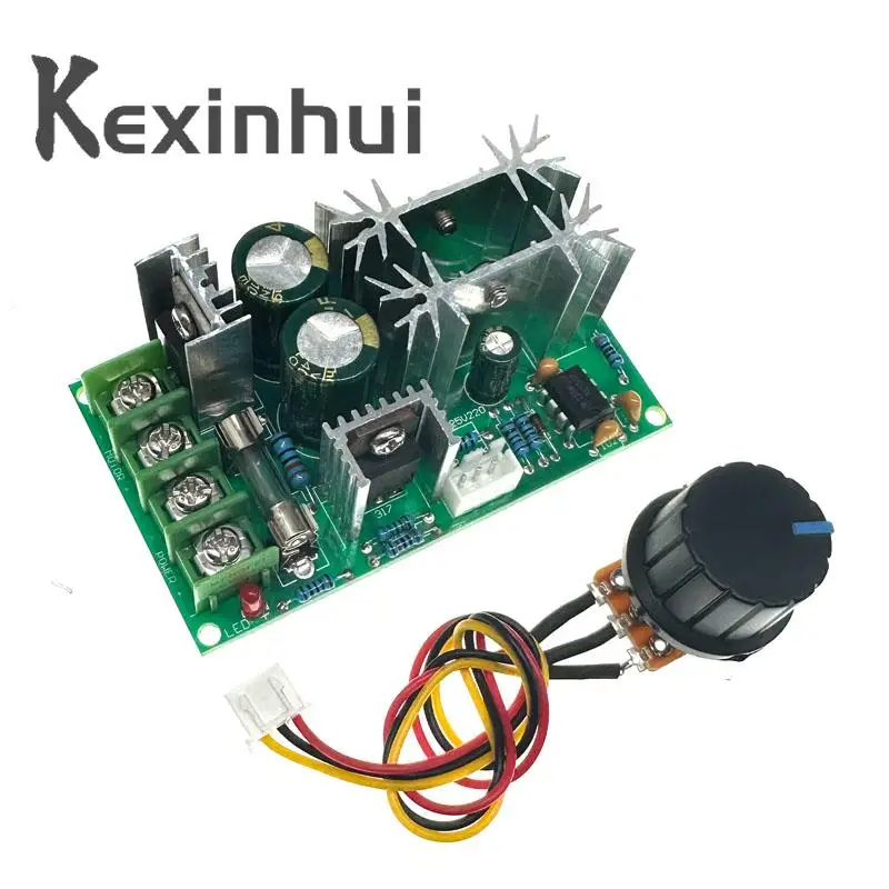 PWM وحدة تحكم في سرعة محرك التيار المستمر التبديل تيار مستمر 20A الجهد الحالي منظم 10-60 فولت PWM عالية الطاقة محرك وحدة 60A 12 فولت 24 فولت 36 فولت 48 فولت