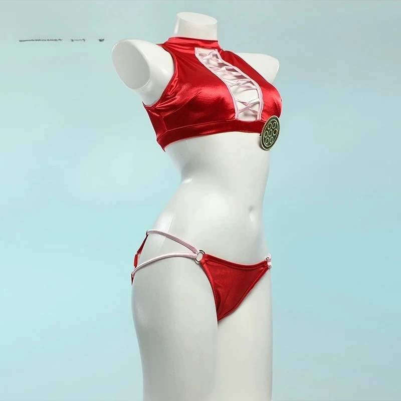 2025 new hot Anime Boa Hancock ONE PIECE Cosplay Costume Boa Hancock Sexy Swimsuit Halloween Costume Summer Bikini Female view 5