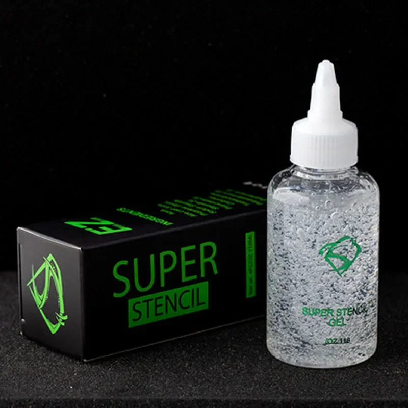 SUPER STENCILGEL Tattoo Equipment Transfer Paper Transfer Gel EZ Transfer Gel Oil 4OZ Purple Transparent 118ml/bottle