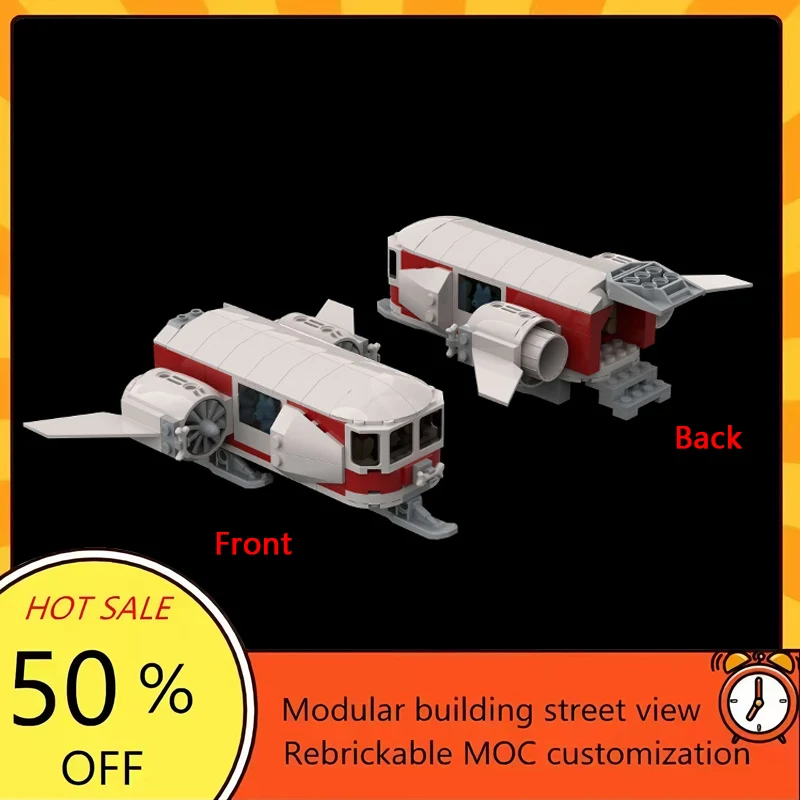

Набор для сборки космического корабля из 218 деталей: популярная модель из фильма «Звездные войны», модульный конструктор, технологичный подарок, праздничный набор для детей