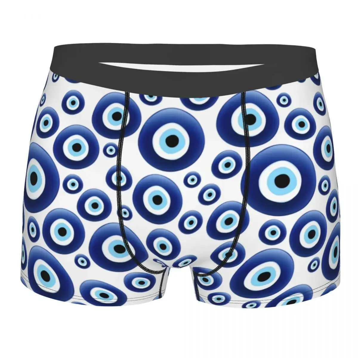 Cool Mediterranean Evil Eye Protection Boxers Shorts Panties Men's Underpants Breathable Turkish Tribes Amulet Briefs Underwear