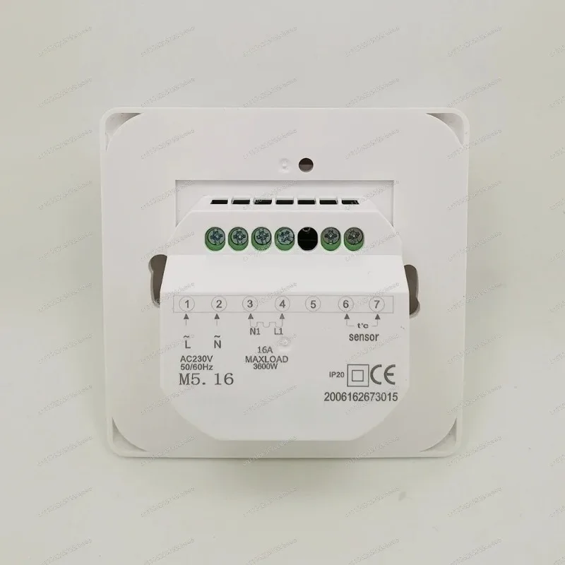 RTC70 Mechanical Thermostat Electric Floor Heating Temperature Control Infrared Heater With External NTC Sensor Probe 16A 220VAC