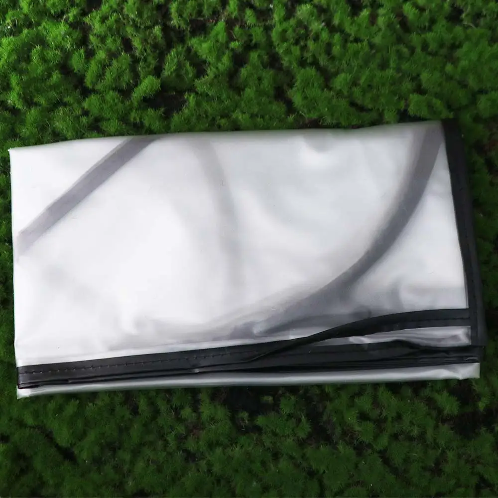

With Zipper Golf Bag Cover Large Capacity Waterproof Golf Bag Rain Coat PVC Clear Carrying Case Golf Bags Shield Sports Bag