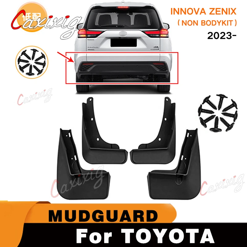 Car Mud Flaps Front Rear Mudguard Splash Guards Fender Mudflaps For Toyota Innova zenixa 2023 