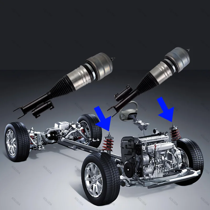 KOLUDA 2133207738 2133207838 صدمة التعليق الهوائي الأمامي لسيارة Mercedes W213 E-Class CLS C238 2WD Gas Sturt