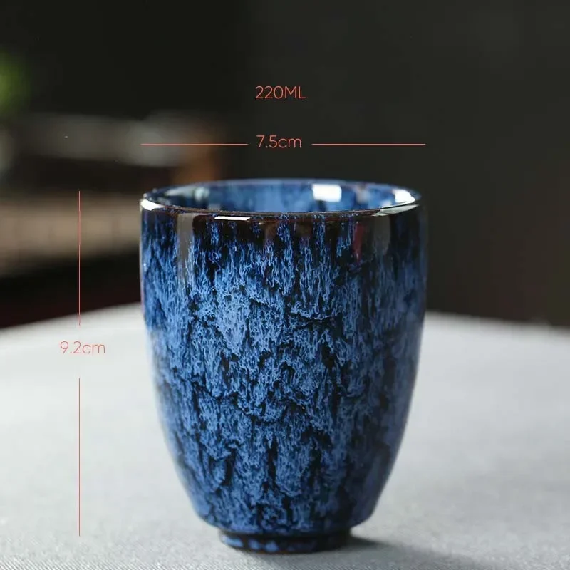 4PCS Ceramic Cups Coffee Ceramic Cup Pottery Cups Pottery Tea Cup Drinking Water Teacup With Gift Box Wholesale