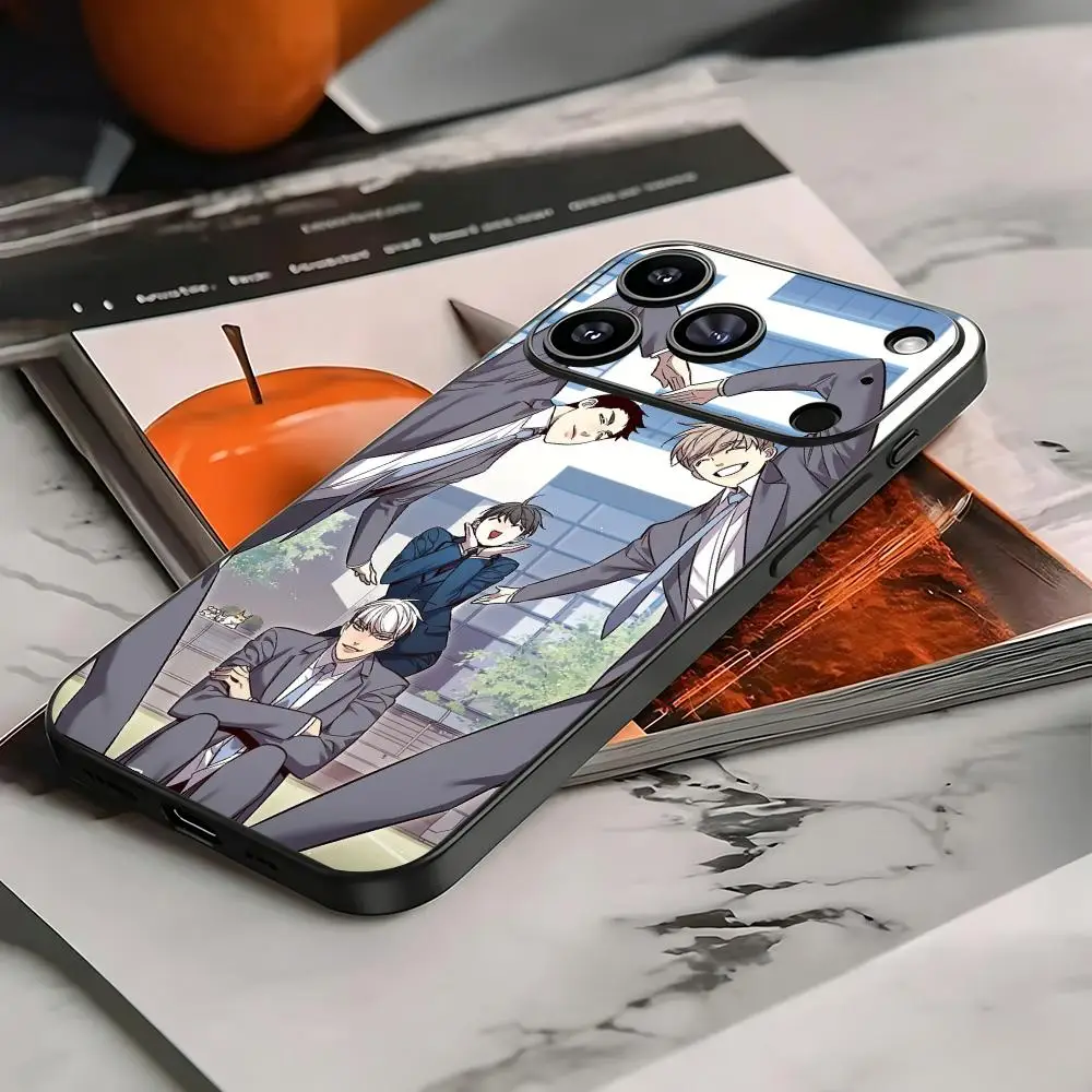 Крутой аниме-чехол Eleceed для iPhone 17 16 15 14 13 12 X XR XS 8 Plus Mini Pro Max, мягкий черный противоударный чехол.