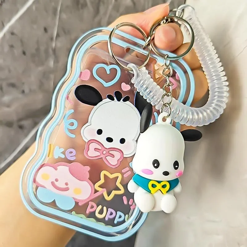 Hello Kitty Cinnamoroll Kuromi моя мелодия почтовый симпатичный кавайный анти-потеря фоторамка для студентов защитный чехол для карт