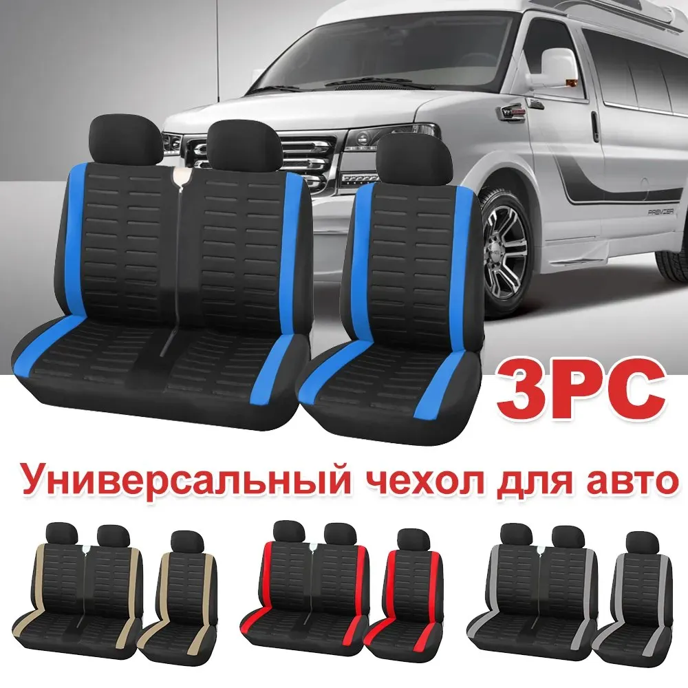 2+1 Seat Covers Car Seat Cover for Transporter/Van,Universal for 2+1 Car Seater,Truck Interior,for Renault Master 3 Seater