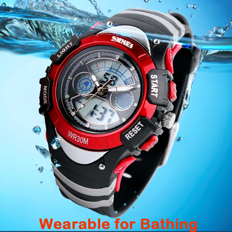 UTHAI CE29 модные детские часы спортивные водонепроницаемые ночники многофункциональные студенческие электронные часы, часы для детей