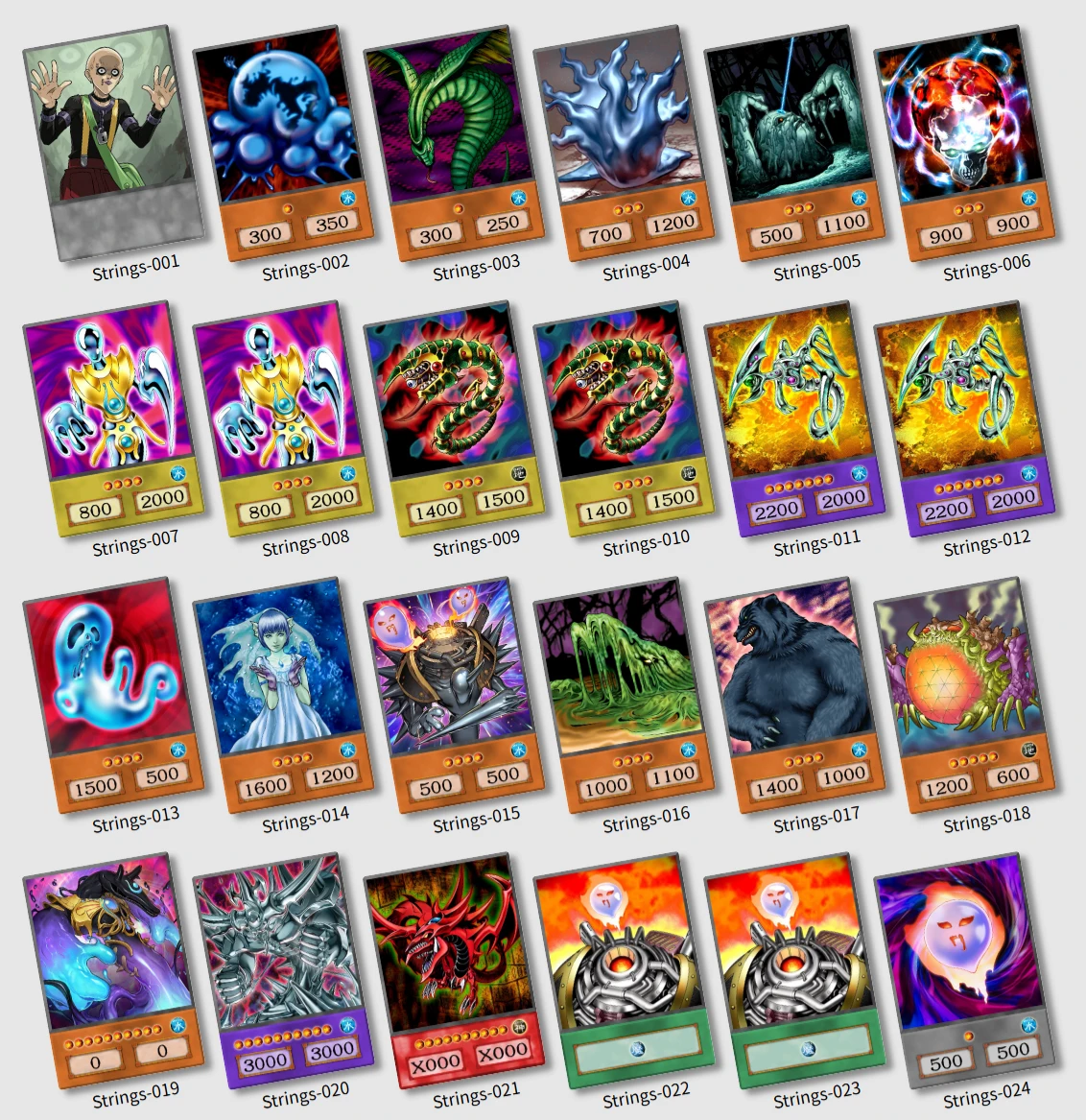 50 Stück/Set YGO-DM Strings Sl – Card Game Deck Bewertung und Preis