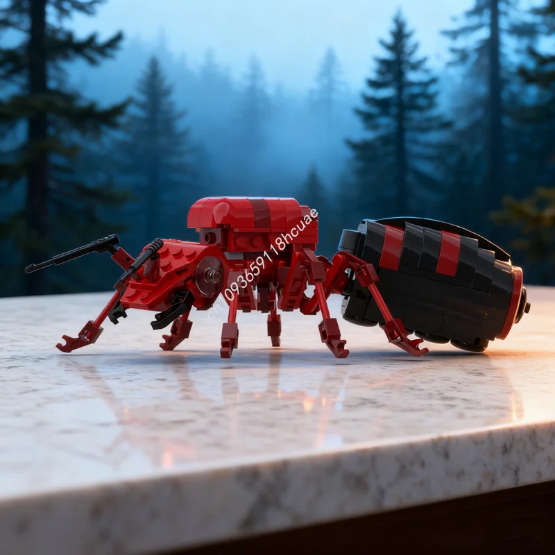 

576 шт. MOC The Ant Queens Iconsed Модель Строительные блоки Сборка Рождественские подарки DIY креативные игрушки Идея Образовательный кирпич День рождения
