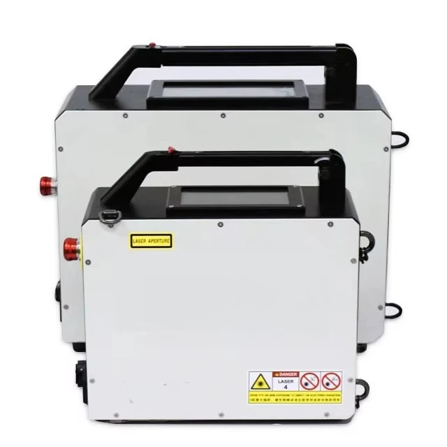 Pulse Fiber Handheld Laser Cleaning Machine 50W 100W Easy Operation For Metal Paint Rust Oxide Oil Stain Removal