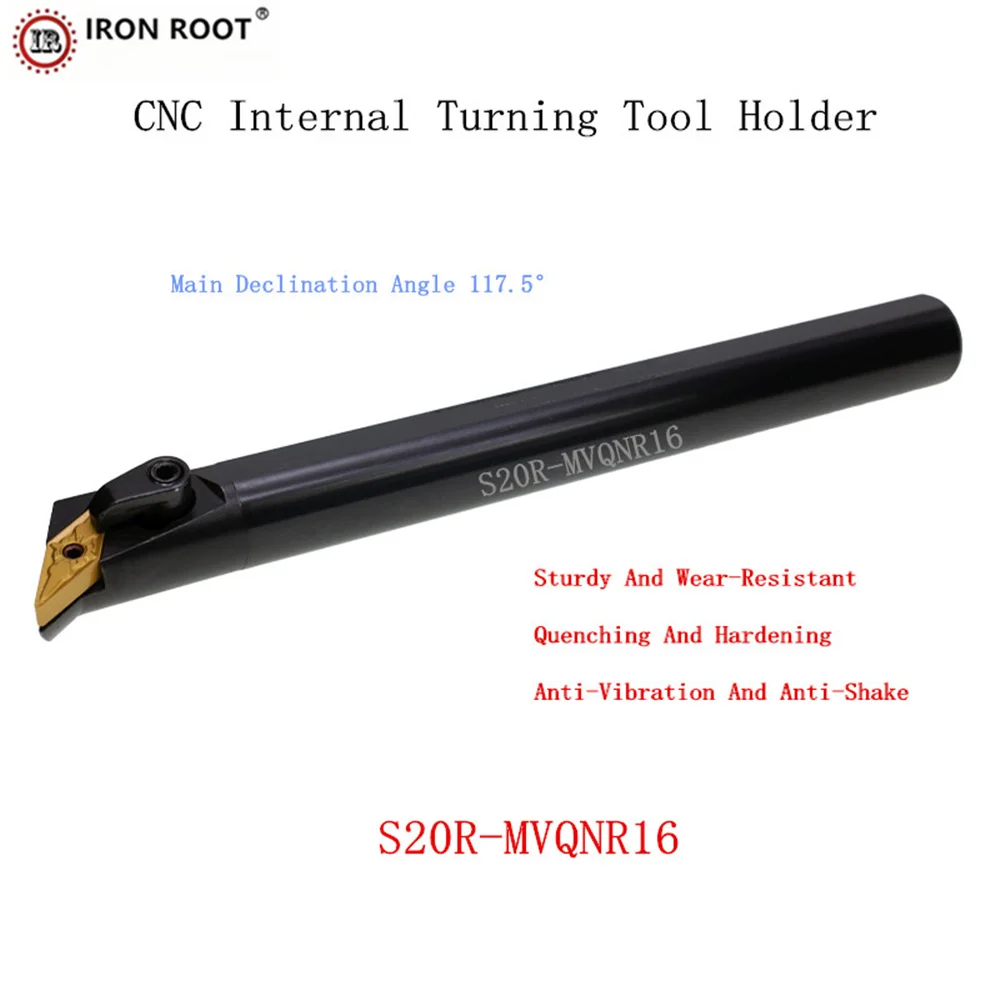 S20R-MVQNR16,S25SMVQNR16.S32T-MVQNR16,S20R-MVQNL16 CNC Lathe Internal Turning Tool Holder Boring Bar For VNMG160408 Insert