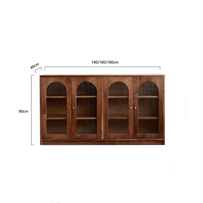 

Японский буфет из черного ореха, чайный шкаф из массива дерева