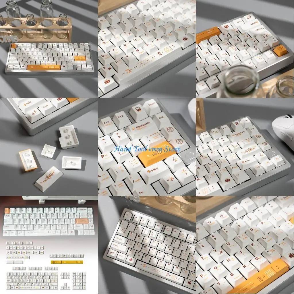 

H37F 148Keys PBT Dye Sublimation Original Height Keycap Keyboards 60 80 61/64/68/75