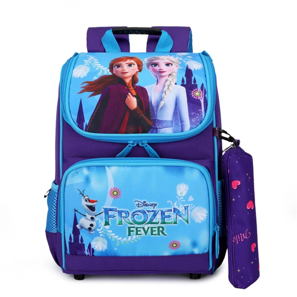 2024 New Kids Backpack Spider-Man Frozen Cars Fashion Cartoon Wear Resistant Multi-layered Comfortable Breathable Backpack Bag