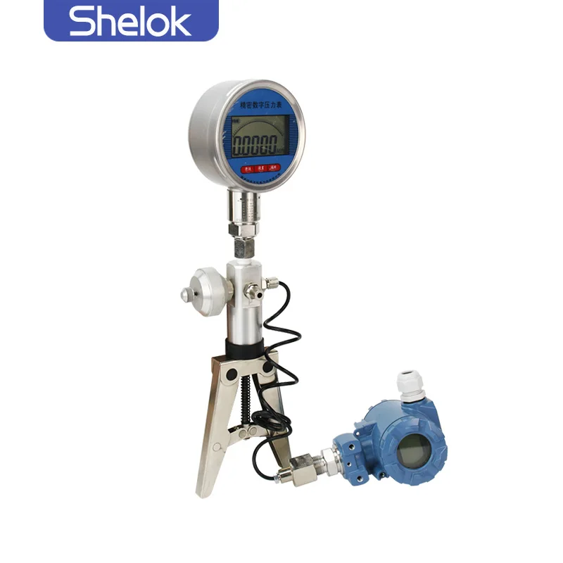 Shelok Low Pressure Calibrator Pneumatic Differential Calibration Equipment Digital handheld pressure pump for pressure testing