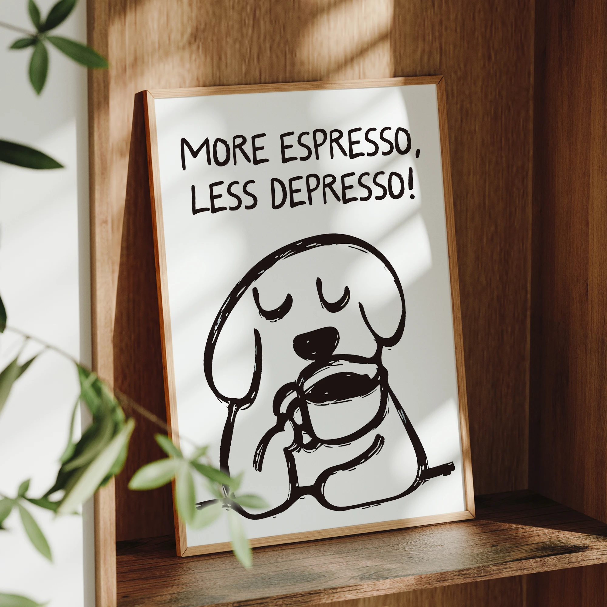 Retro więcej espresso mniej De – Home Decor Reviews recenzja i cena