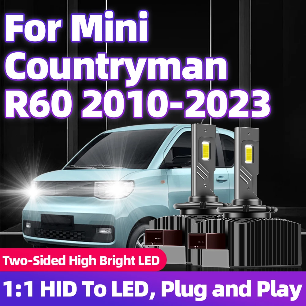 For Mini Countryman R60 2010 2011 2012 2013-2023 HID 1:1 D1S Led Headlight Bulbs 30000LM CSP 110W Super Bright D Series Car Bulb